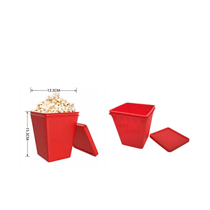 Square Silicone Popcorn Bowl