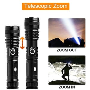 Rechargeable LED Flashlights High Lumens(2400mAh)