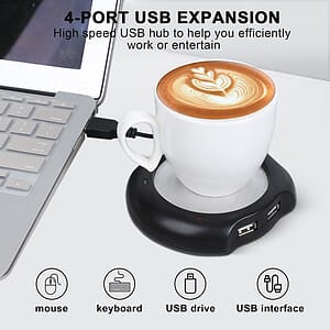 USB Powered Mug Warmer for Tea, Coffee
