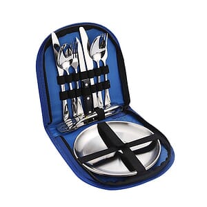 10 Pieces / Kit Portable Tableware Picnic Utensil Set