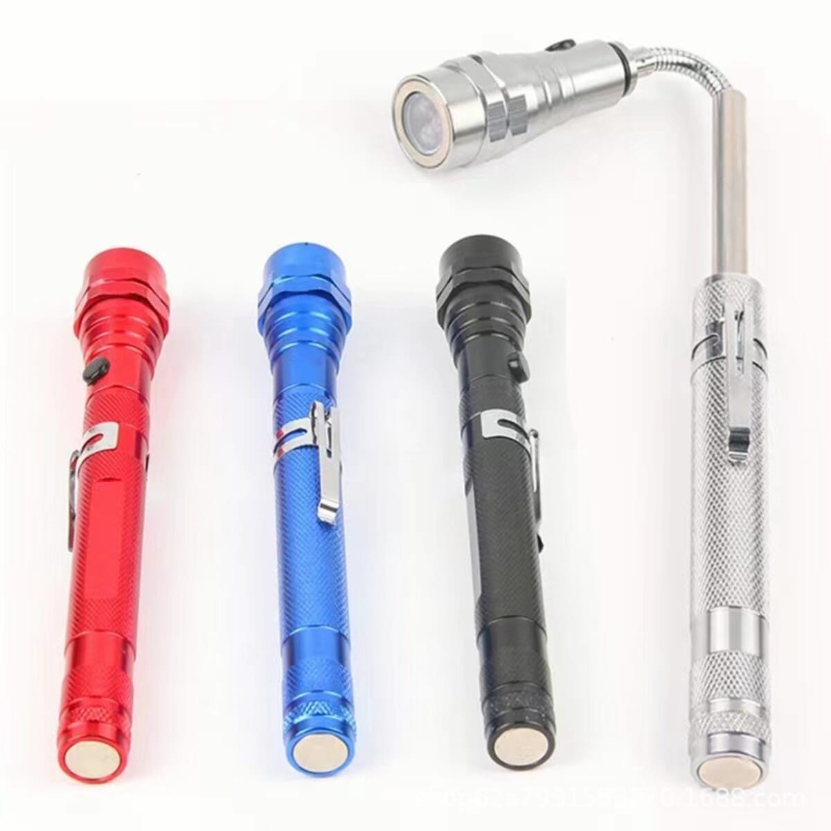 LED Telescopic Flexible Extensible Magnetic Flashlight