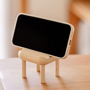 Wood Chair Phone Stand