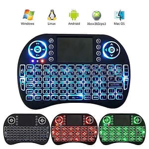 Mini Wireless Keyboard with Touchpad Mouse