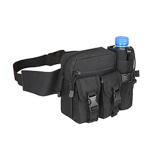 Military Tactical Waist Bag with Water Bottle Holder