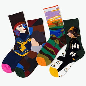Custom Knit Jacquard Socks