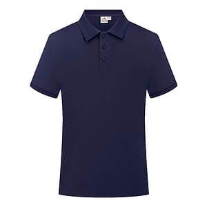 Cotton Breathable Solid Color Lapel Polo