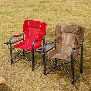 Portable Folding Camping Chair with Side Table