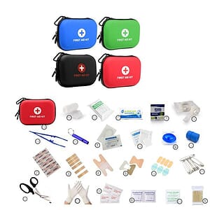 98 Pieces Portable Waterproof Eva First Aid Kit