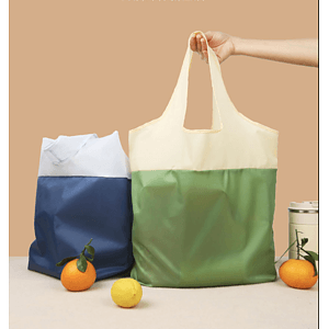 Polyester Waterproof Collapsible Shopper Tote Bag