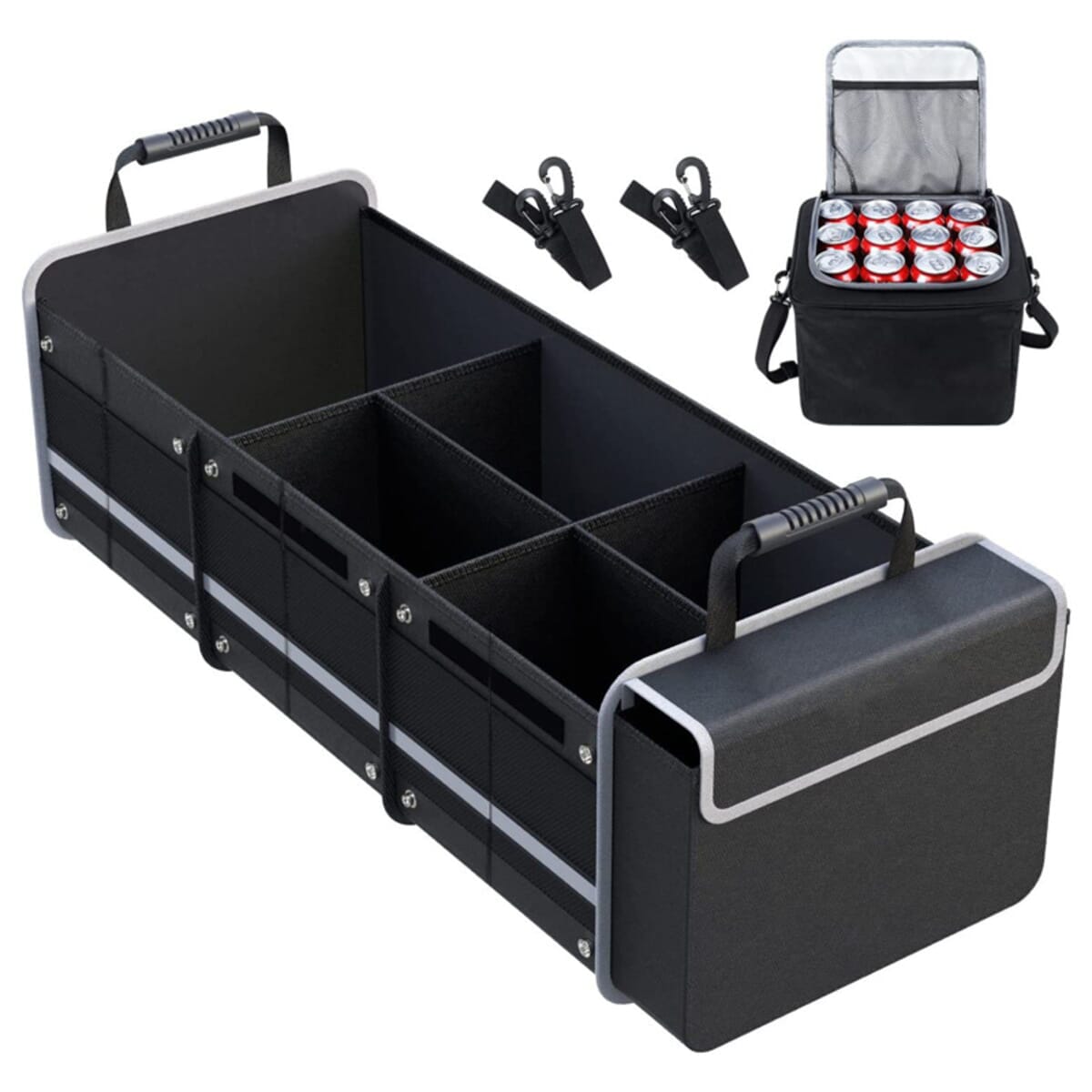 Luxury Collapsible Trunk Storage Organizer with Cooler