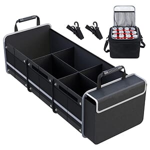 Luxury Collapsible Trunk Storage Organizer with Cooler