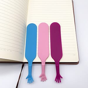 Cute Silicone Fingerprint Bookmark