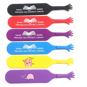 Cute Silicone Fingerprint Bookmark