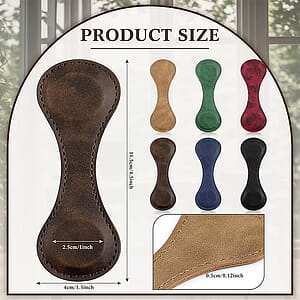Magnetic Leather Bookmark
