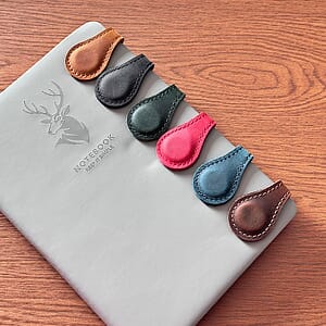 Magnetic Leather Bookmark