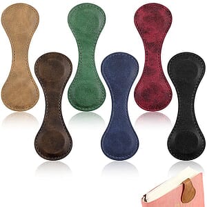 Magnetic Leather Bookmark