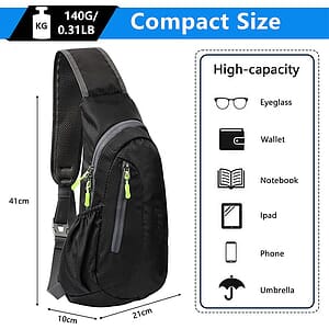 Crossbody Sling Backpack