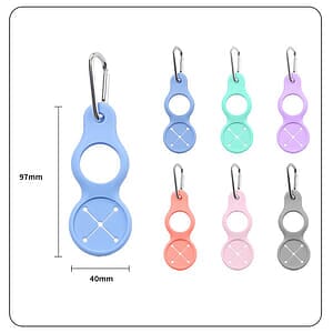 Silicone Water Bottle Carrier With Carabiner