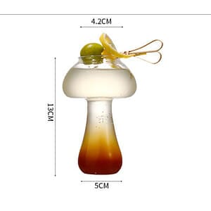 Mushroom Wine Glass Cocktail