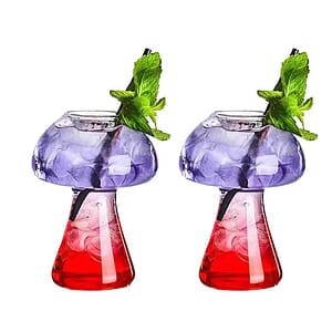 Mushroom Wine Glass Cocktail