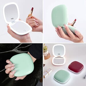 Lighted Travel Makeup Mirror
