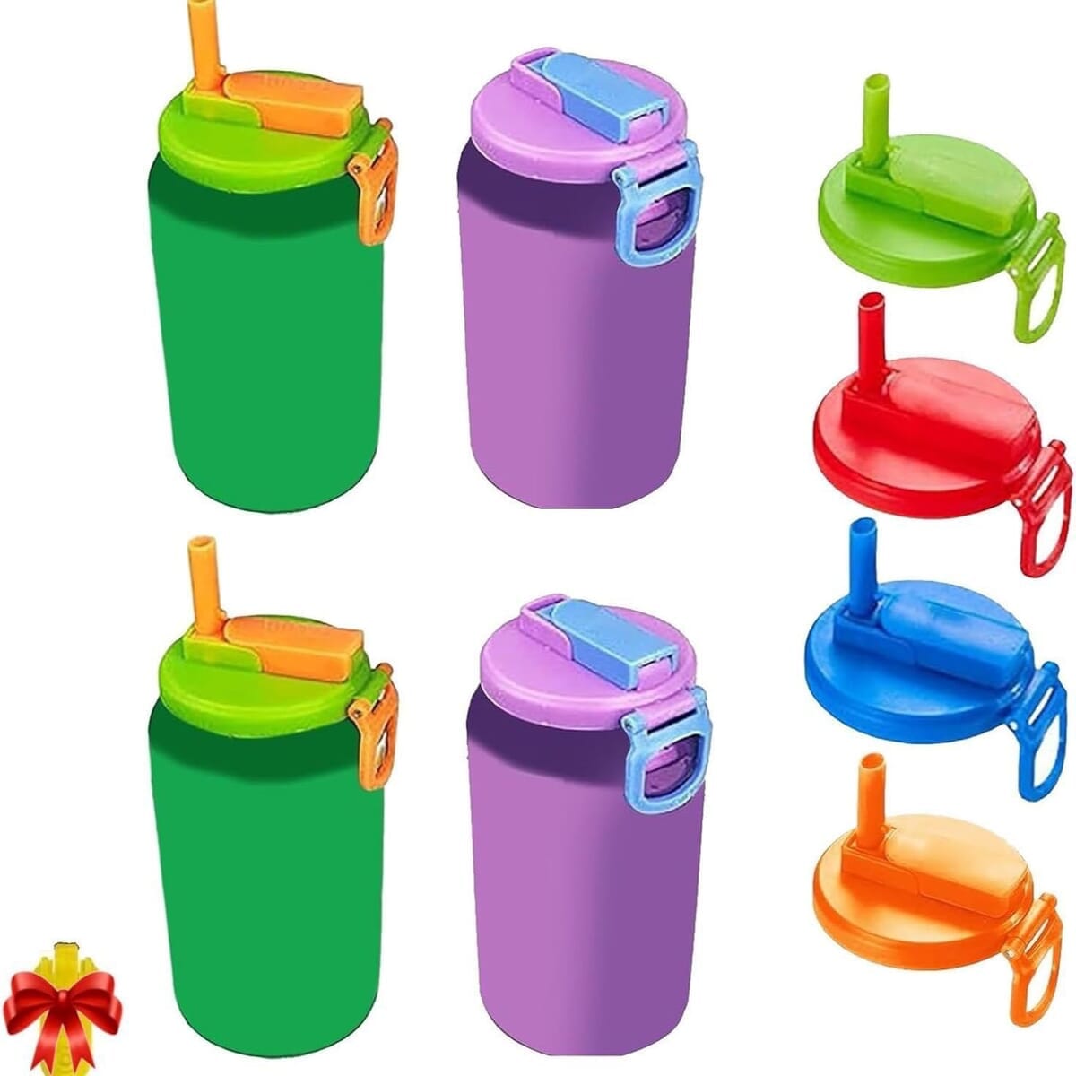 Reusable Silicone Can Straw Lid