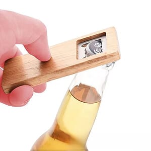 Wooden Handle Bottle Opener