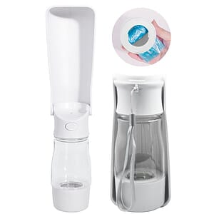 Double-layer Portable Pet Folding Drinker / Food Storage