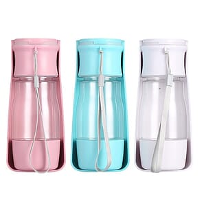 Double-layer Portable Pet Folding Drinker / Food Storage