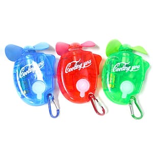 Small Carabiner Keychain Misting Fan
