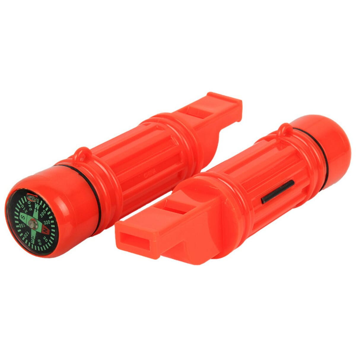 5-in-1 Compass Flint Lanyard Survival Whistle