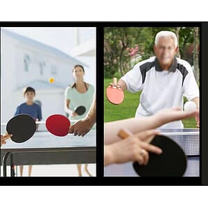 Table Tennis Bat Set Horizontal and Vertical Racket Mixed