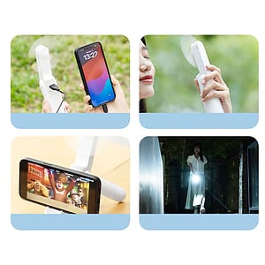 Multifunctional USB Mini Handheld Folding Fan