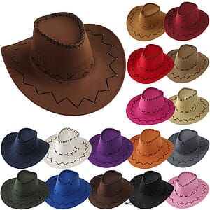 Faux Felt Cowboy Hat