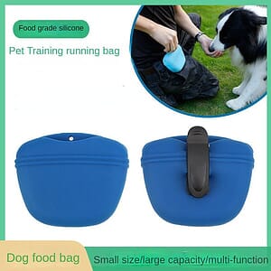 Silicone Portable Dog Treat Bag