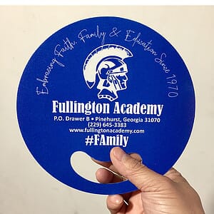 Round PP Hand Fan