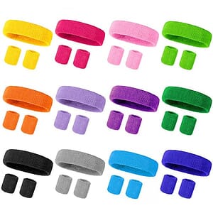 Sweatbands and headbands Set