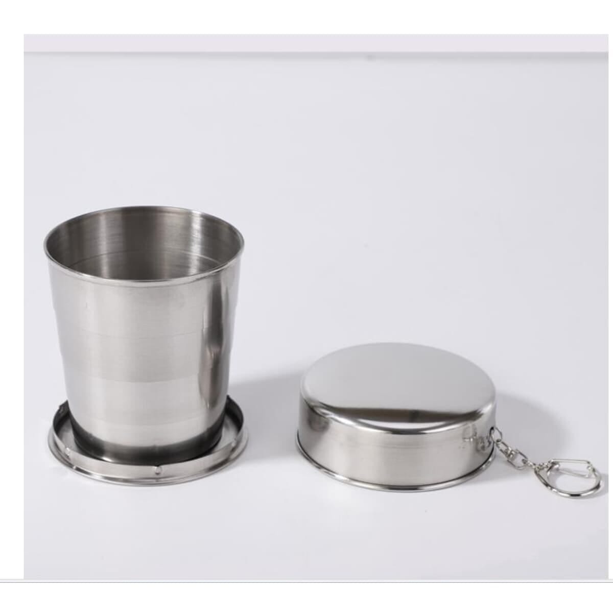 Retractable Stainless Steel Portable Keychain Wine Glass