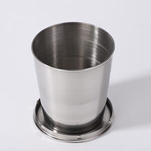 Retractable Stainless Steel Portable Keychain Wine Glass