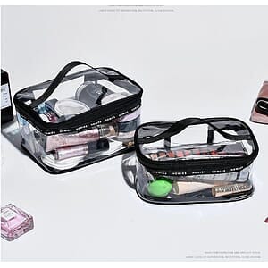 Clear Cosmetic Toiletry Bag for Travel