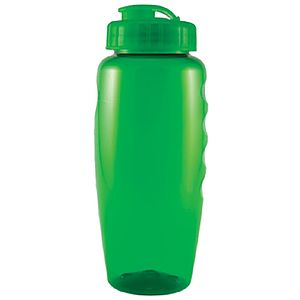 30 oz. "Gripper" Poly-Clean Sports Bottle with Super-Sipper Lid