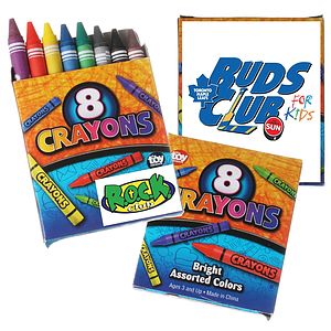 8pk Crayons