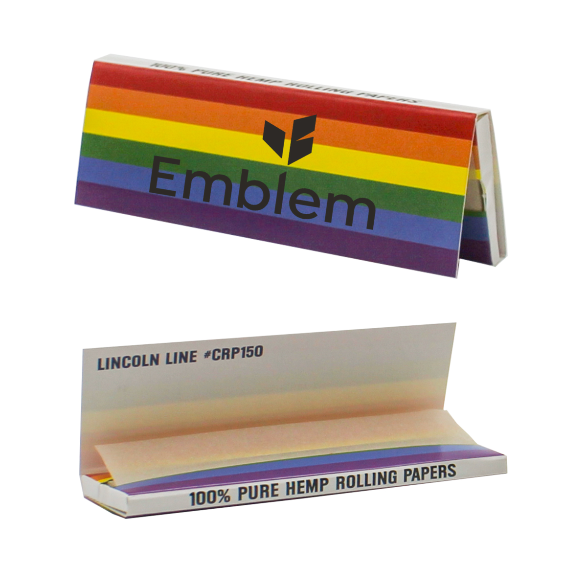 Promotional Rainbow rolling papers Personalized With Your Custom Logo
