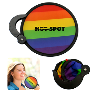 Rainbow Collapsible Fan