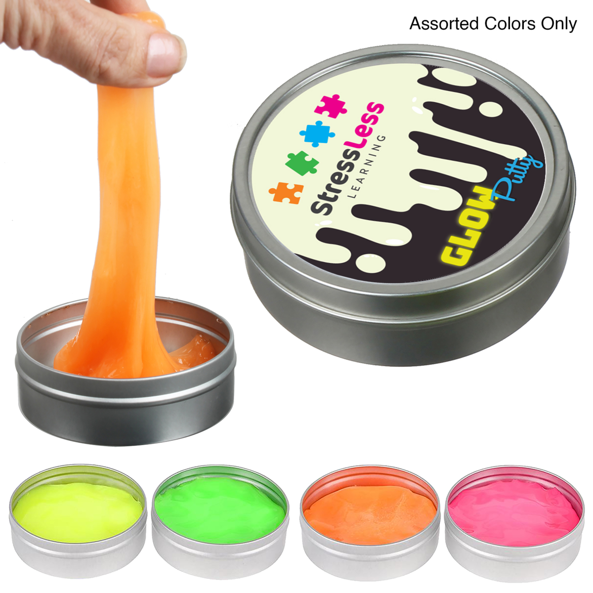 Custom Glow putty Customized With Your Logo Monterey Promo