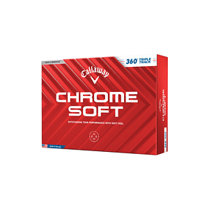 Callaway Chrome Soft 360 Triple Track Golf Balls - White