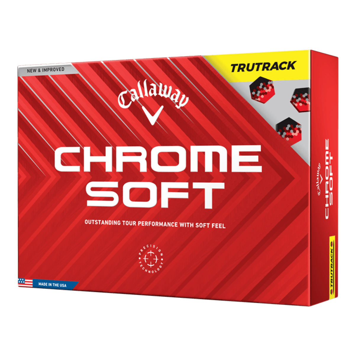 Callaway Chrome Soft TruTrack Golf Balls - Yellow