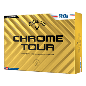 Callaway Chrome Tour Triple Track Golf Balls - White
