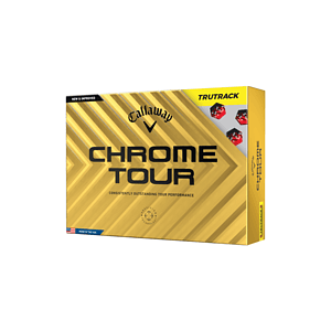 Callaway Chrome Tour TruTrack Golf Balls - Yellow