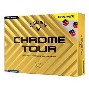 Callaway Chrome Tour TruTrack Golf Balls - Yellow